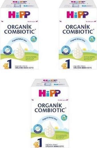 Hipp Organik Combiotic Bebek Sütü 1 Numara 800 gr 3 Adet