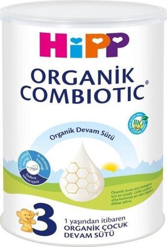 Hipp Organik Combiotic Bebek Sütü 3 Numara 350 gr