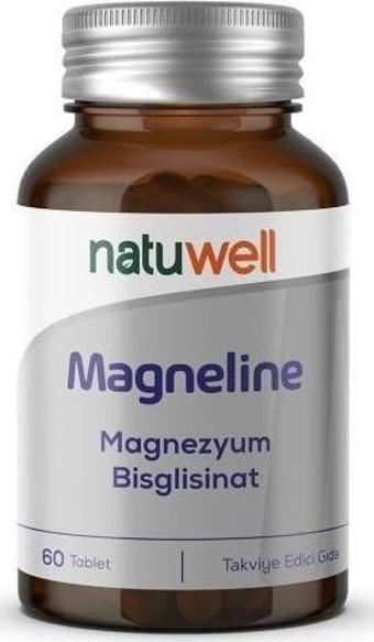 Natuwell Magneline Magnezyum Bisglisinat 60 Kapsül