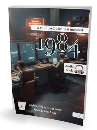 1984 B1 (İngilizce) A Multiple Choice Test Included - Audio Book - Ömer Özkay - Pelikan Yayınları