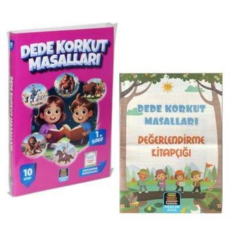 1. Sınıf Dede Korkut Masalları Seti - 10 Kitap Takım Değerlendirme Kitapçığı İlaveli - Kolektif  - Mercan Okul