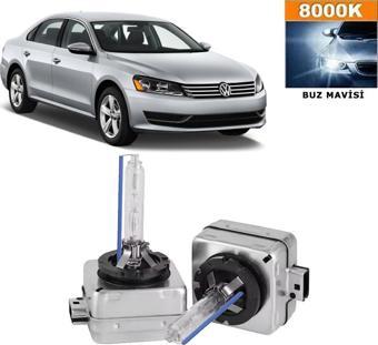 Volkswagen Passat B7 2010-2014 D3S / D3R 8000K Buz Mavisi HID Xenon Ampul 2 Adet