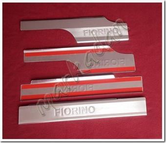 DB Chrome Fiat Fiorino Krom İç Kapı Eşiği 2008 Sonrası 4 Parça P.Çelik