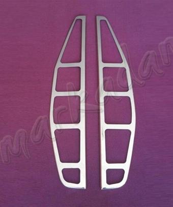 WOC Chrome Fiat Doblo Krom Stop Çerçevesi 2000-2006 2 Parça Paslanmaz Çelik