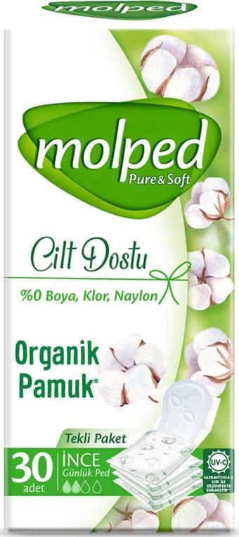 Molped Günlük Ped Pure & Soft Tekli Paket 30 Adet