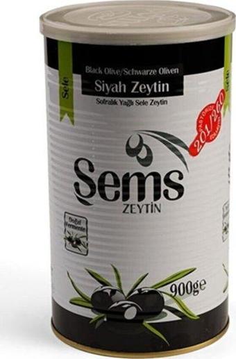 Şems Siyah Zeytin 231-260 Kalibre 900gr