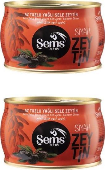 Şems Siyah Zeytin 291-320 Kalibre 300 gr 2'li