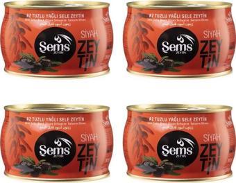 Şems Siyah Zeytin 291-320 Kalibre 300 gr 4'lü