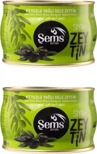 Şems Siyah Zeytin 351-380 Kalibre 300 gr 2'li