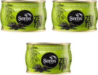 Şems Siyah Zeytin 351-380 Kalibre 300 gr 3'lü