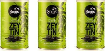 Şems Siyah Zeytin 351-380 Kalibre 900 gr 3'lü
