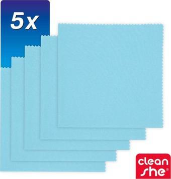 Cleanshe Klasik Seri Mikrofiber Cam Bezi 5'li Set 40x50