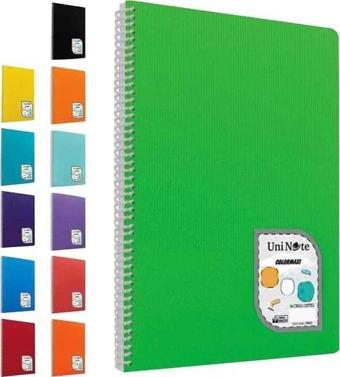 Çınar Colormaxi Spiralli Defter Plastik Kapak 17X24Cm 96 Yaprak Çizgili 96/1 (12 Li Paket)