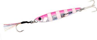 Ryuji Jig King 7cm 30gr Metal Jig yem Pink Zebra Glow