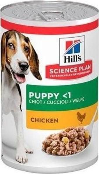 Hill's Science Plan Puppy Tavuklu Yavru Konserve Köpek Maması 370 Gr x 4 Adet