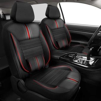 Nice Shop Ford Escort Uyumlu Koltuk Kılıfı Titan Serisi Deri - Kırmızı
