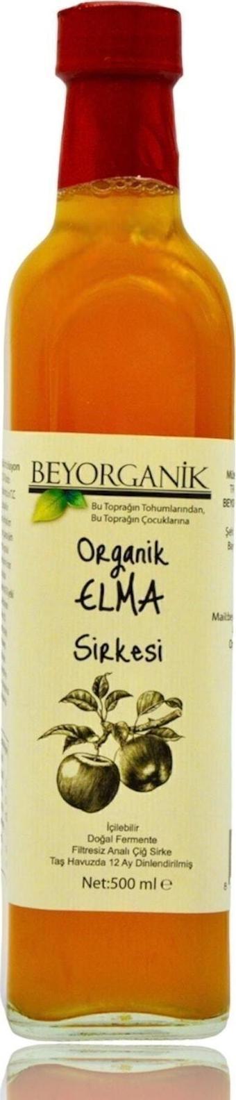 Beyorganik Organik Yıllanmış Elma Sirkesi Içilebilir Doğal Fermantasyon 500 Ml