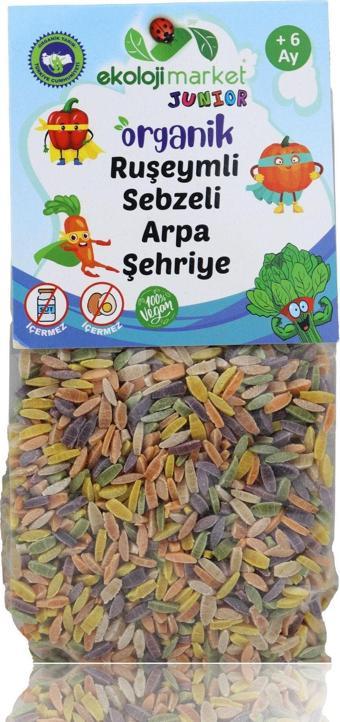 Ekoloji Market Organik Ruşeymli Sebzeli Bebek Makarnası Arpa Şehriye 250 Gr ( Süt Ve Yumurta Içermez)