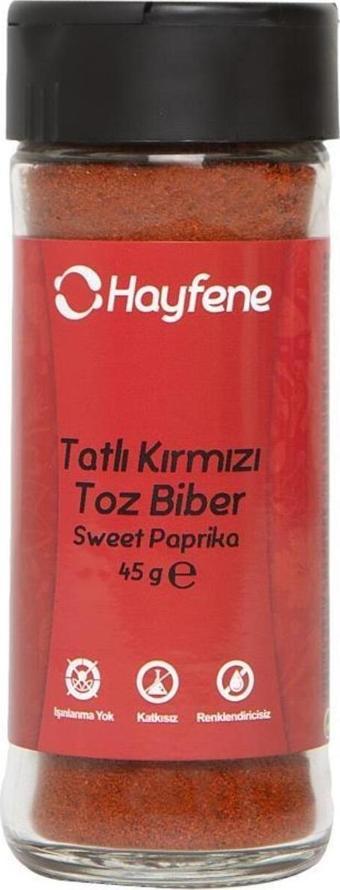 Hayfene Tatlı Kırmızı Biber 45 Gr