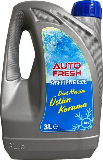 Auto Fresh Antifriz Mavi 3 Litre -37 Derece 3 lt 4 Mevsim Korozyon Önleyici