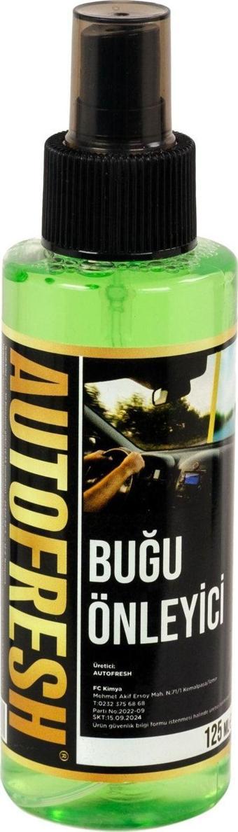 Auto Fresh Gözlük Buğu Önleyici Sprey Antifog Banyo Aynası Kask Bugu Giderici 125 Ml