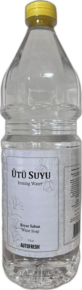 Auto Fresh Ütü Suyu 1 Litre Beyaz Sabun Kokulu 1 Lt Buhar Kazanlı Ütülere Uygun Kireç Yapmaz Formül