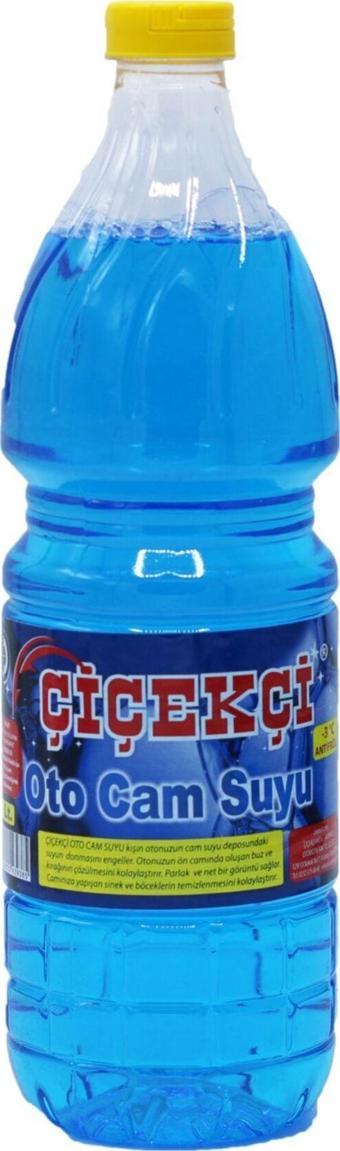 ÇİÇEKÇİ Oto Cam Silecek Suyu 1 Litre -3 Derece Yaz Kış Kullanım Tüm Araçlarda