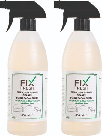 Fixfresh Koltuk Kumaş Ayakkabı Giysi Çamaşır Leke Çıkarıcı Temizleyici Sprey 800 Ml Ikili Set