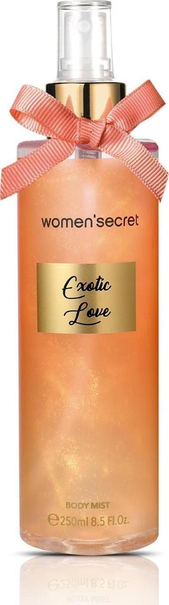 Women'secret Exotic Love Body Mist 250 ml Simli Kadın Vücut Spreyi