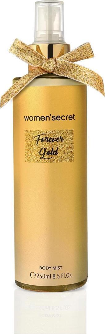 Women'secret Forever Gold Body Mist 250 ml Simli Kadın Vücut Spreyi