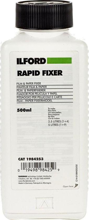 Ilford Rapid Fixer 500ml Siyah Beyaz Film/Kart Sabitleme Banyosu