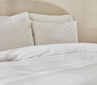 Karaca Home White Colllection Puff Beyaz Çift Kişilik Percale Nevresim Takımı