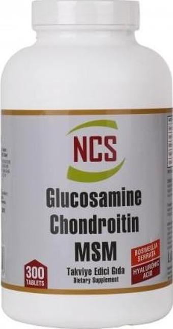 Ncs Glucosamine Chondroitin MSM Hyaluronic Acid Boswellia 300 Tablet