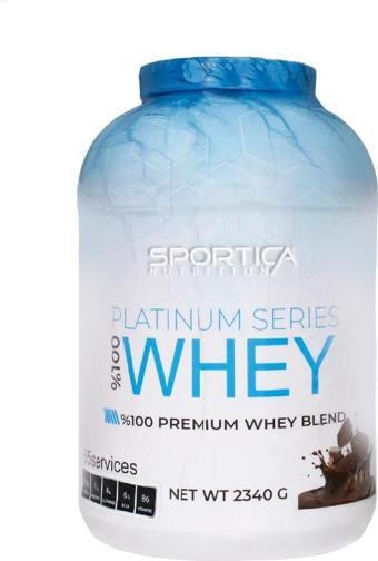 Sportica Nutrition Whey Protein Platinium Series 2340 Gr Çikolata