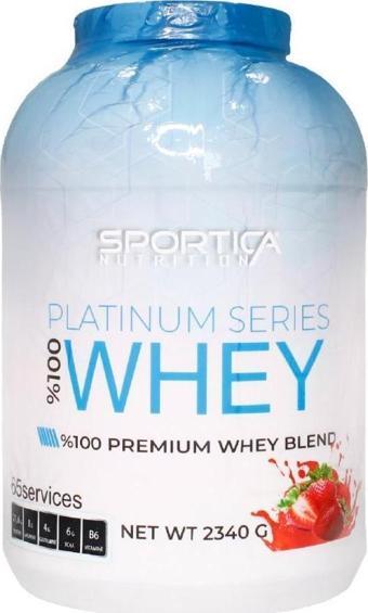 Sportica Nutrition Whey Protein Platinium Series 2340 Gr Çilek