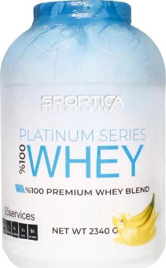 Sportica Nutrition Whey Protein Platinium Series 2340 Gr Muz