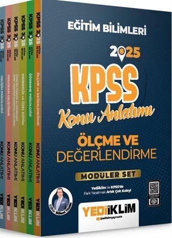 2025 KPSS Eğitim Bilimleri Konu Anlatımlı Modüler Set - Yediiklim Yayınları