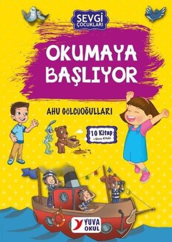 Sevgi Çocukları Okumaya Başlıyor - 10 Kitap Takım + Soru Kitabı - Ahu Gölcüoğulları - Yuva