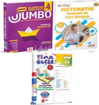 Model Eğitim Yayınları 4.Sınıf Olimpiyat Sorularıyla Jumbo Soru Bankası+Matematik Ve Problem Test Kitabım Ve Yaprak Test - Model Eğitim Yayınları