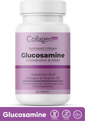 Collagen Forte Platinum Glucosamine, Chondroitin & Msm, Hidrolize Kolajen, Vitamin D3