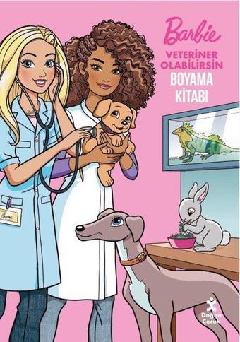 Barbie Veteriner Olabilirsin - Boyama Kitabı - Kolektif  - Doğan Çocuk