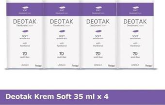 Deotak Krem Deodorant Soft X 4