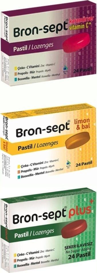 Alldermo Bron-sept Plus 24 Pastil 3 Adet