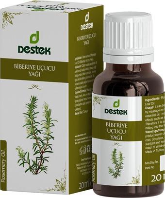 Destek Biberiye Yağı (DİSTİLE) 20 ml