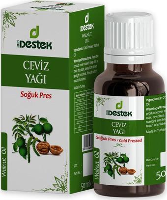 Destek Ceviz Yağı (soğuk Pres) 50 Ml