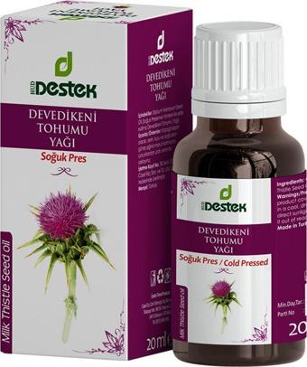 Destek Devedikeni Tohumu Yağı (Soğuk Pres) 20 ml