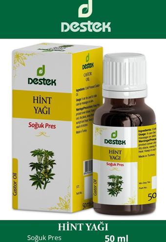 Destek Hint Yağı Soğuk Pres 50 ml