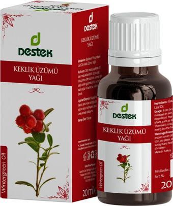 Destek Keklik Üzümü Yağı (distile) 20 Ml