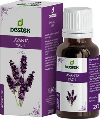 Destek Lavanta Yağı (Distile) 20 ml