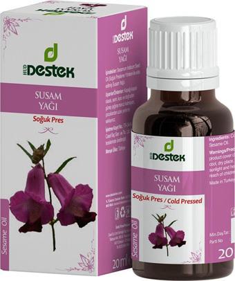 Destek Susam Yağı (Soğuk Pres) 20 ml